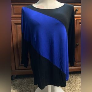 Cable & Gauge 3/4-sleeve top